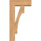 Ekena Millwork Westlake Block Smooth Bracket w/ Offset Brace, Western Red Cedar, 5 1/2"W x 14"D x 26"H BKT0604X14X26WTL05SWR - alternate 3